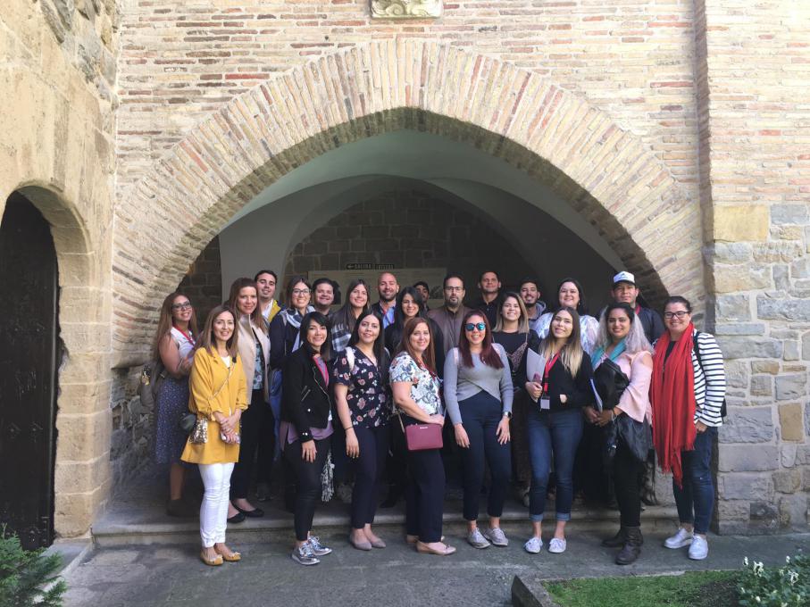 Estudiantes universitarios de Costa Rica visitan la Cámara de Comptos 