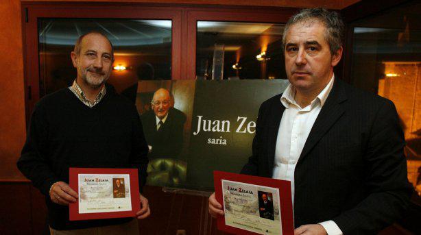 Fermín Erbiti, responsable de Comunicación de la Cámara de Comptos, Premio Juan Zelaia 2010