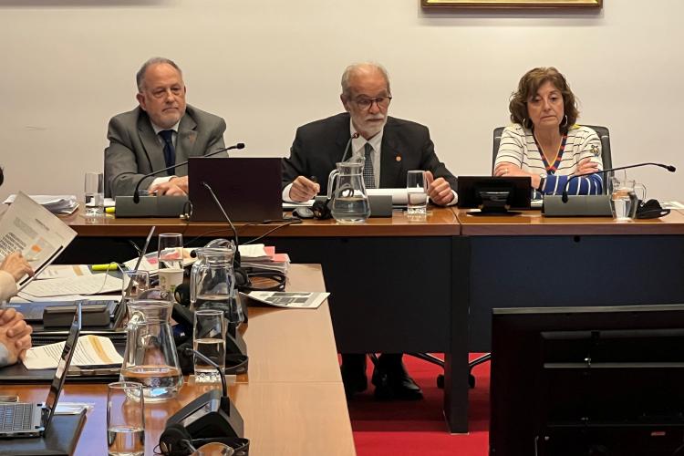 Ignacio Cabeza, en la comparecencia de este mediodía.