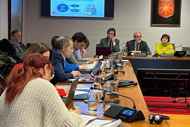 Ignacio Cabeza durante la comparecencia de esta mañana.