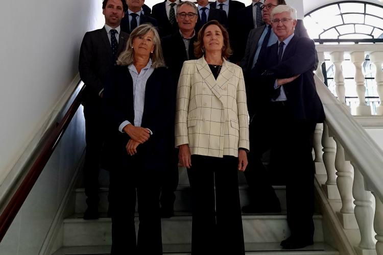Los presidentes y presidentas de las instituciones autonómicas de control, antes de la reunión celebrada en Sevilla.