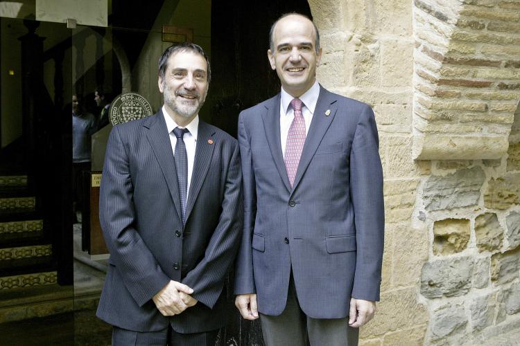 Visita del Presidente del Parlamento de Navarra a la Cámara de Comptos